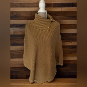 Michael Kors Tan Sweater Poncho